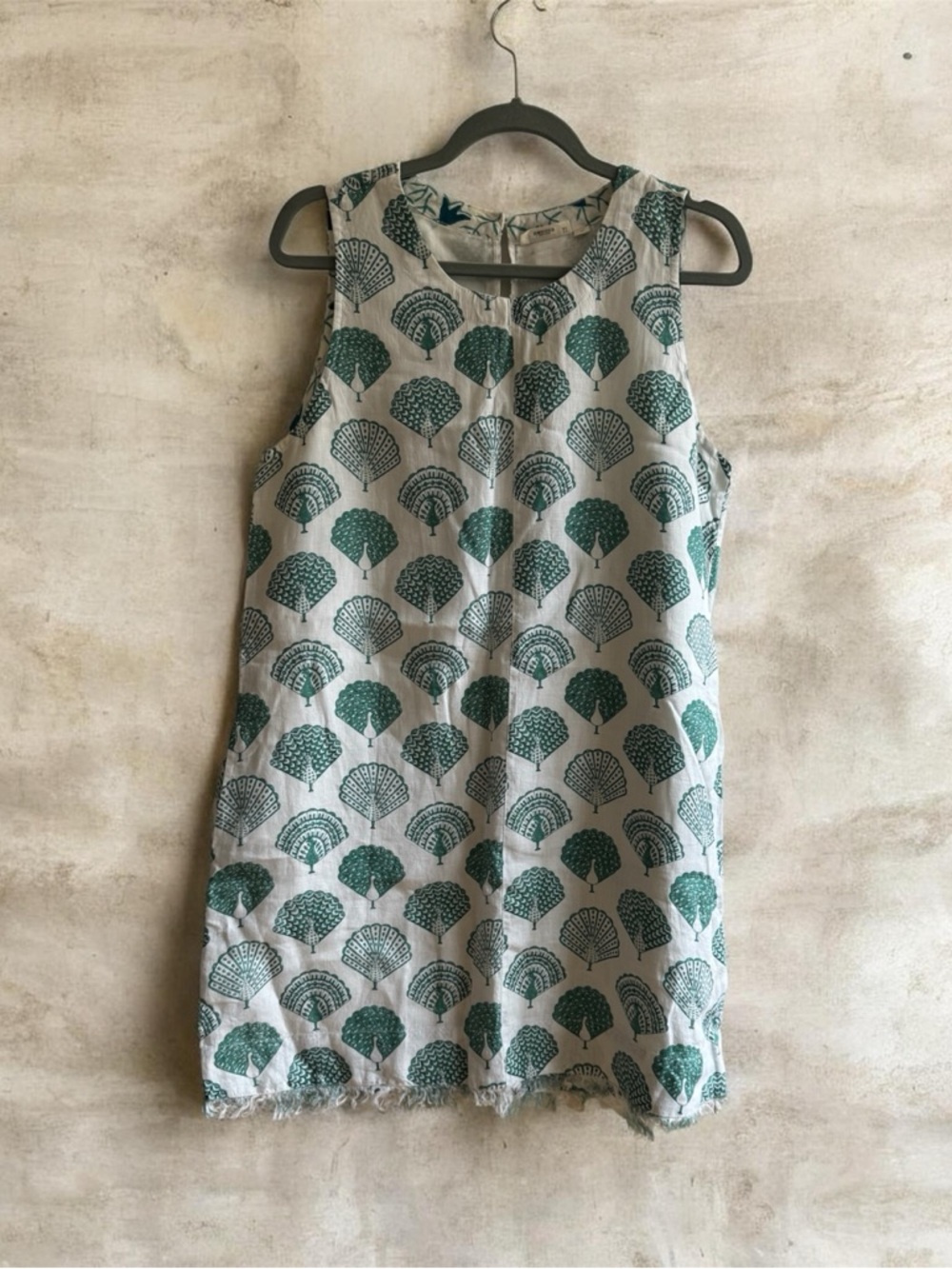 Roller Rabbit Sleeveless 100% Linen Dress size M